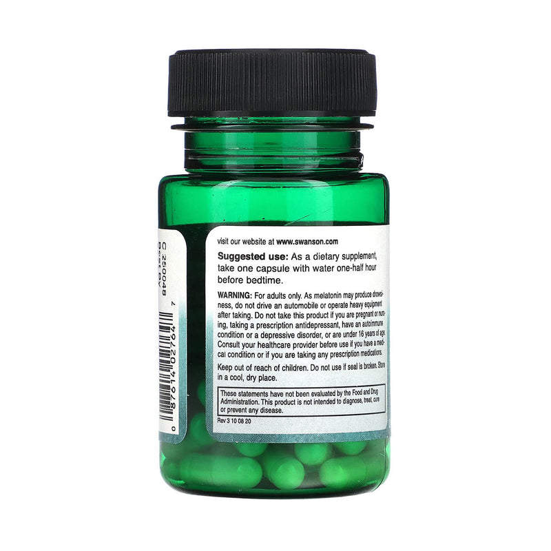 Încărcați imaginea în vizualizatorul Galerie, 5-HTP & Melatonin (Sleep Support), Swanson, 30 capsule SWU764