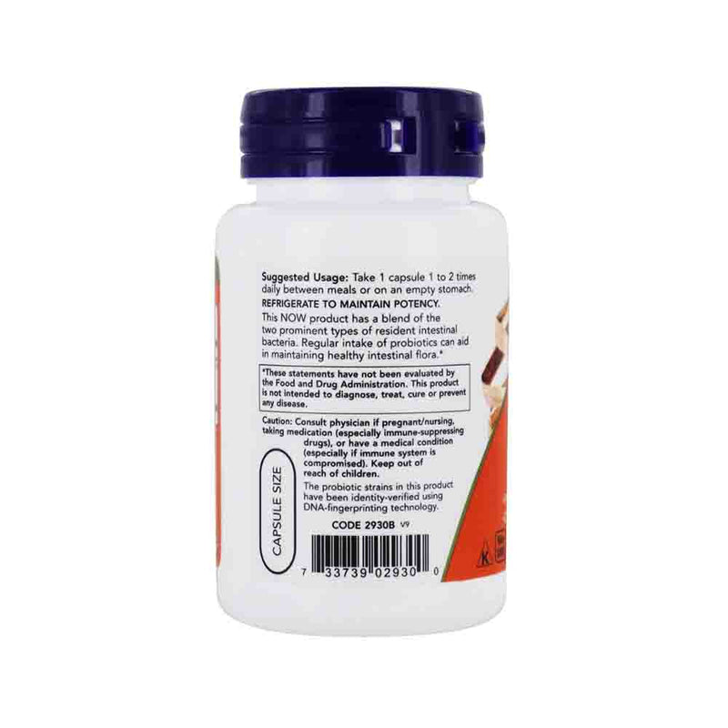 Încărcați imaginea în vizualizatorul Galerie, 8 Billion Acidophilus & Bifidus, Now Foods, 60 capsule