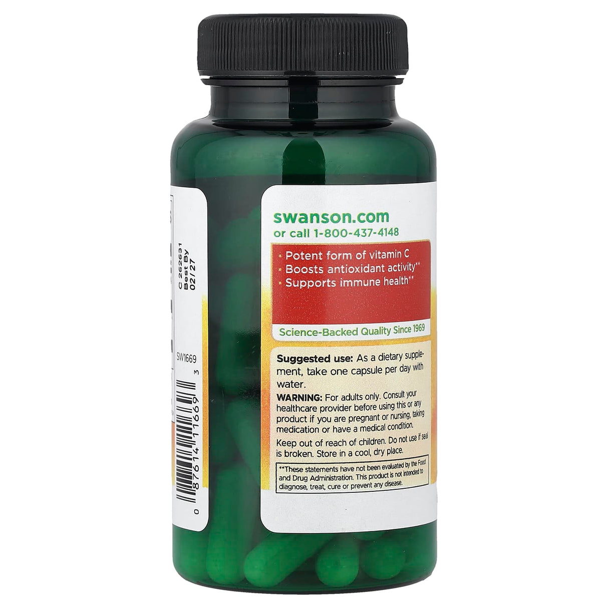 Acerola, 500mg, Swanson, 60 capsule SW1669