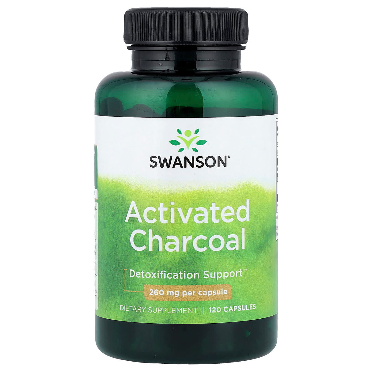 Activated Charcoal (Carbune Activ), 260 mg, Swanson, 120 capsule SW1355