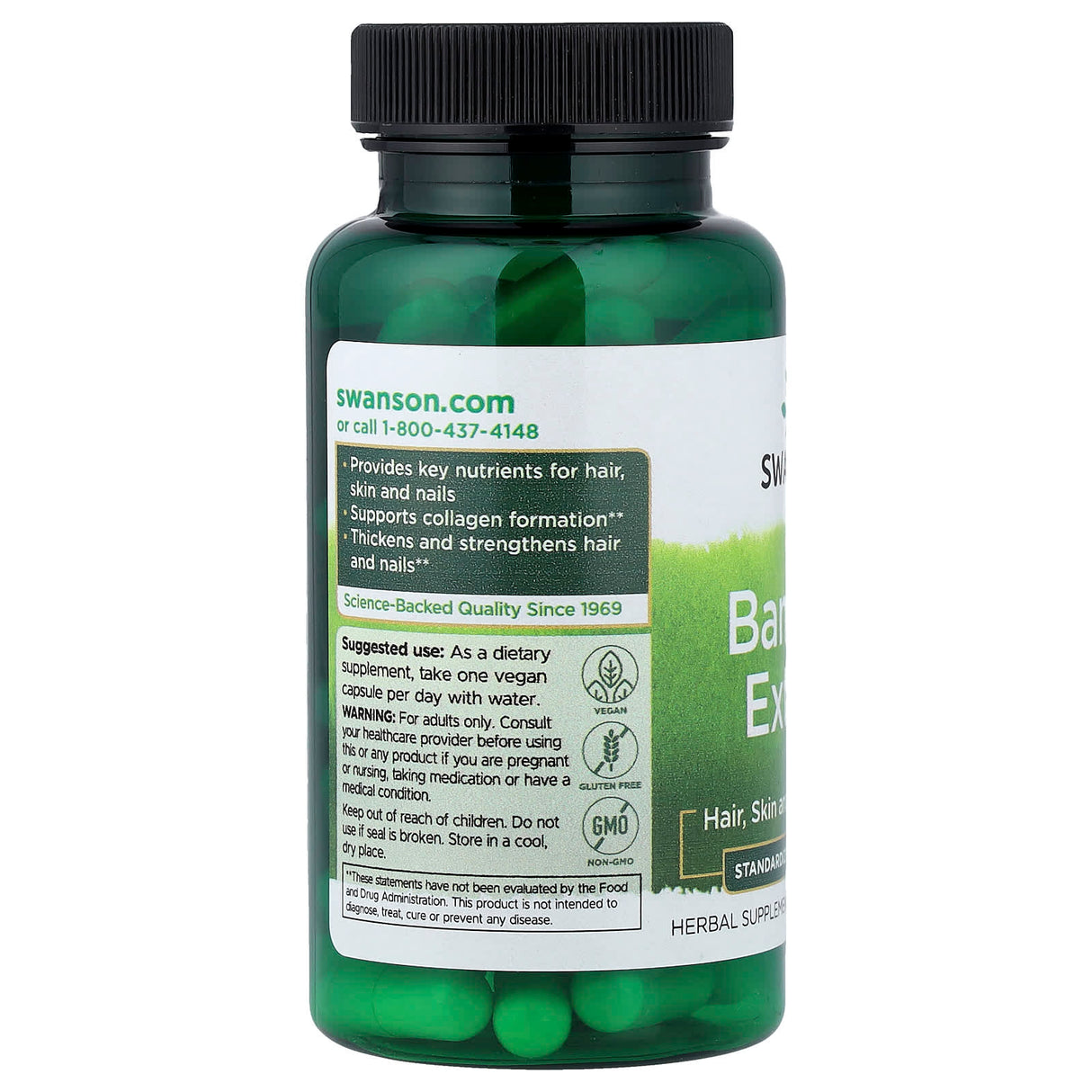 Bamboo Extract (Bambus), 300 mg, Swanson, 60 capsule SWH190