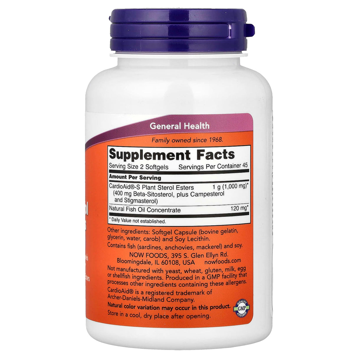Beta Sitosterol Plant Sterols (Colesterol), Now Foods, 90 softgels