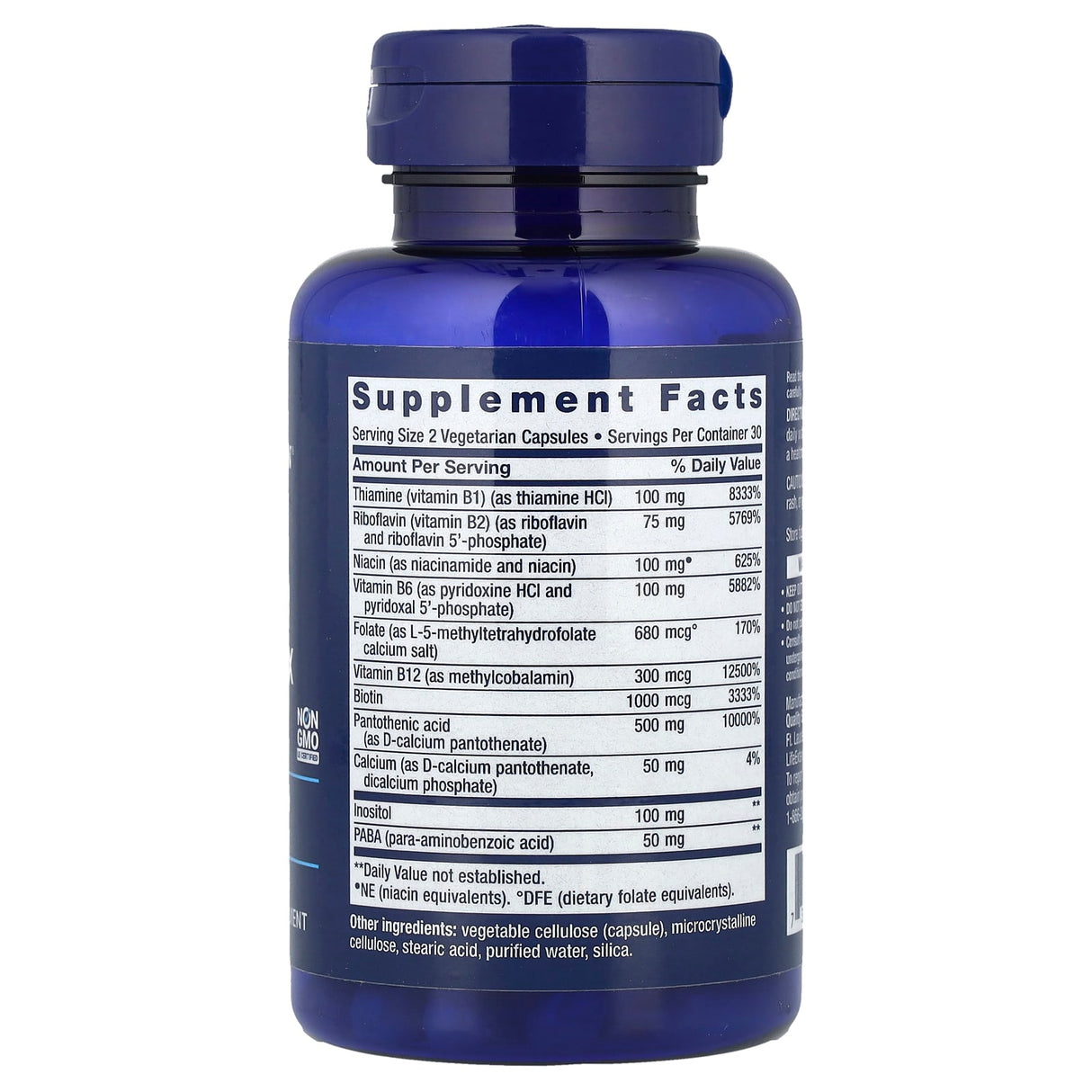 BioActive Complete B-Complex, Life Extension, 60 capsule