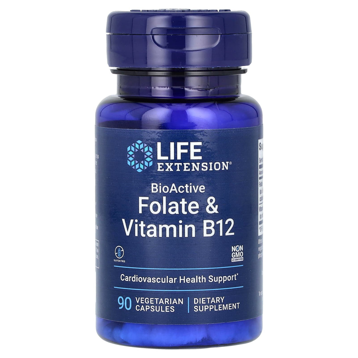 BioActive, Folate & Vitamin B12, Life Extension, 90 capsule