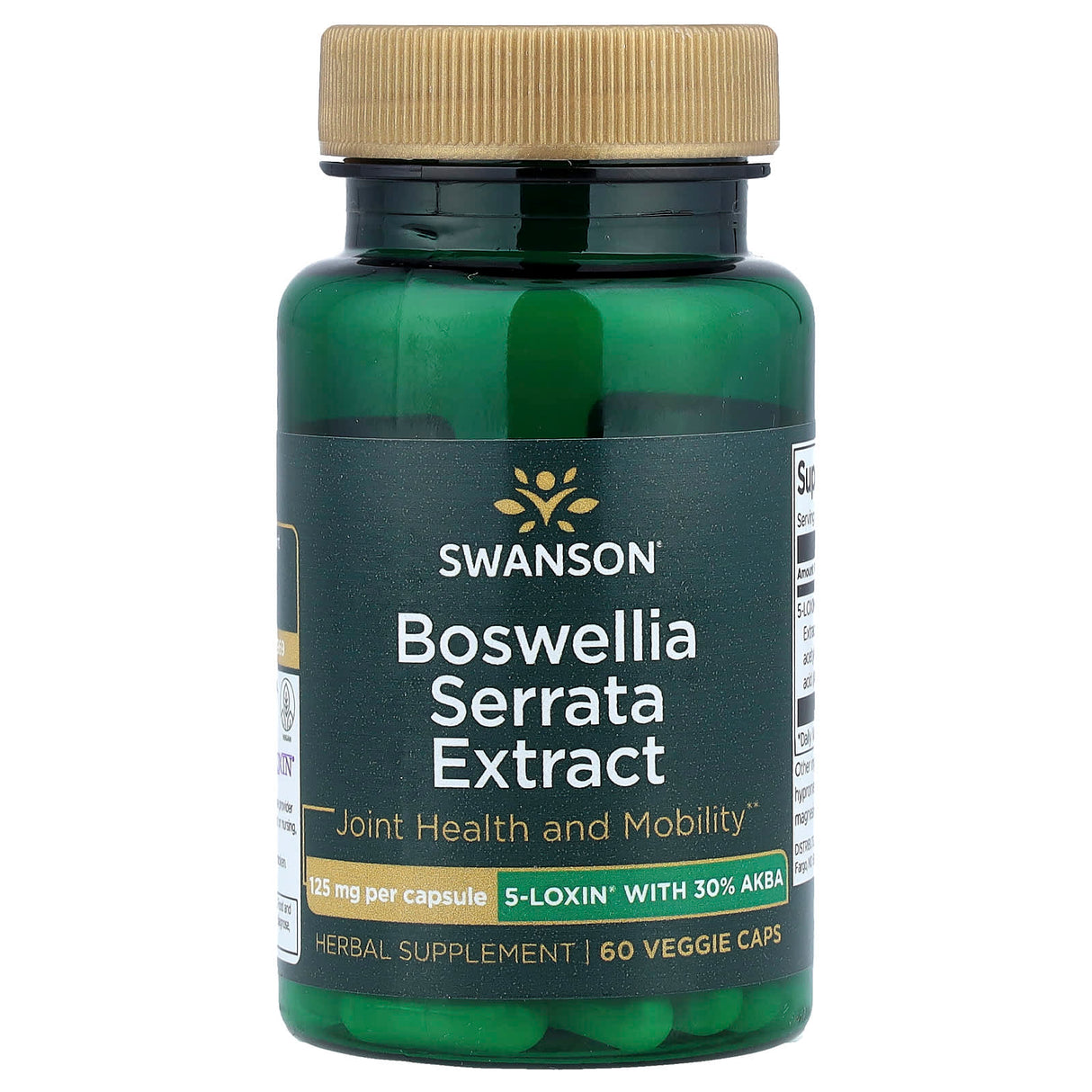 Boswellia Serrata Extract, 125 mg, Swanson, 60 capsule SWU770