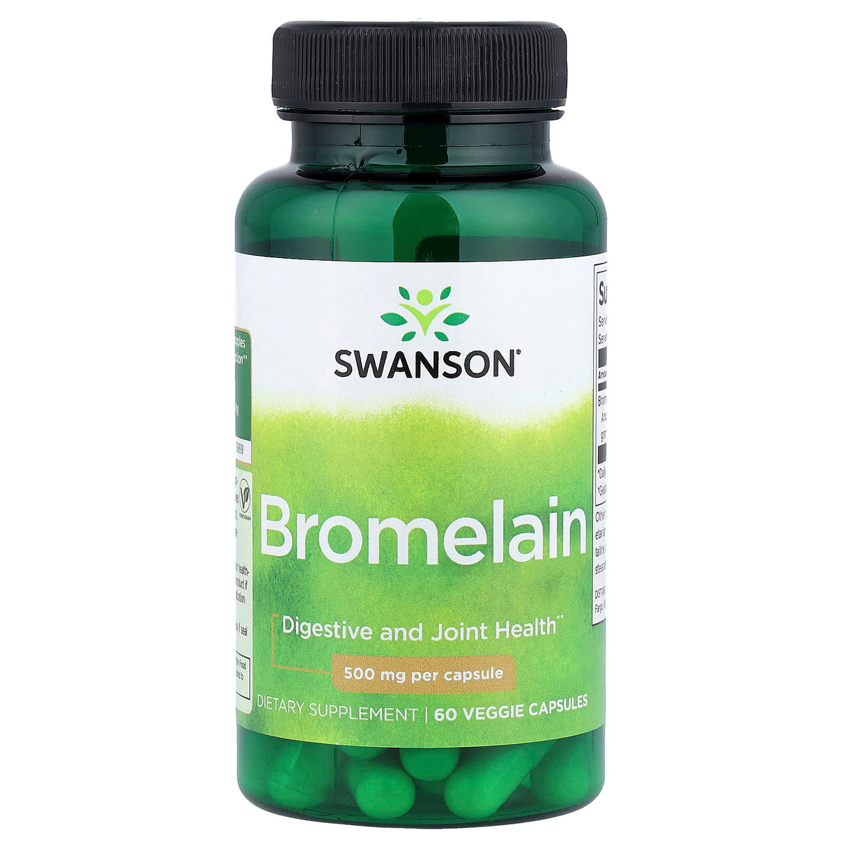 Bromelain (Enzime Naturale) 1200 GDU, Swanson, 60 capsule, SWU820