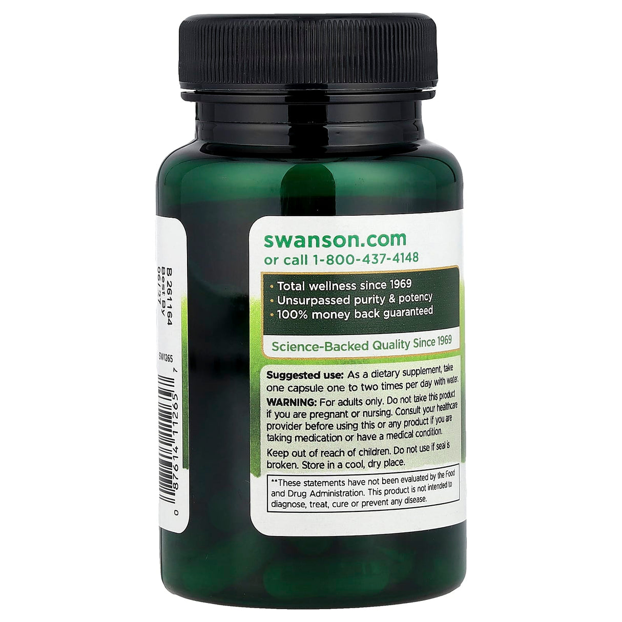 Buchu Leaf Extract (Bucco), 100 mg, Swanson, 60 capsule SW1265