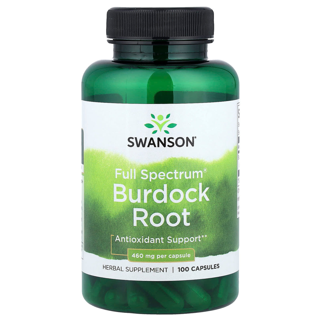 Burdock Root (Radacina Brusture), 460 mg, Swanson, 100 capsule SW531
