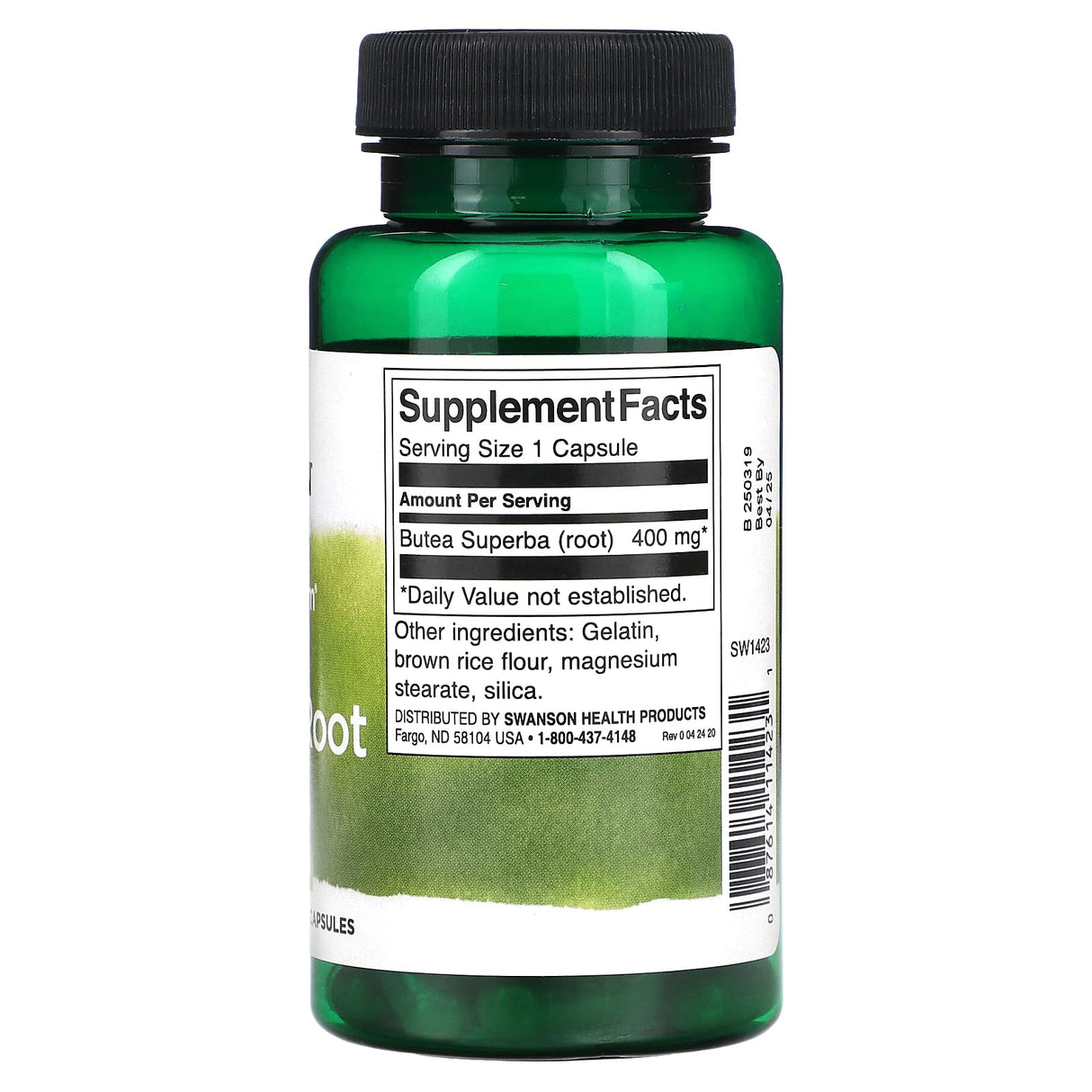 Butea Superba Root, 400 mg, Swanson, 60 capsule SW1423