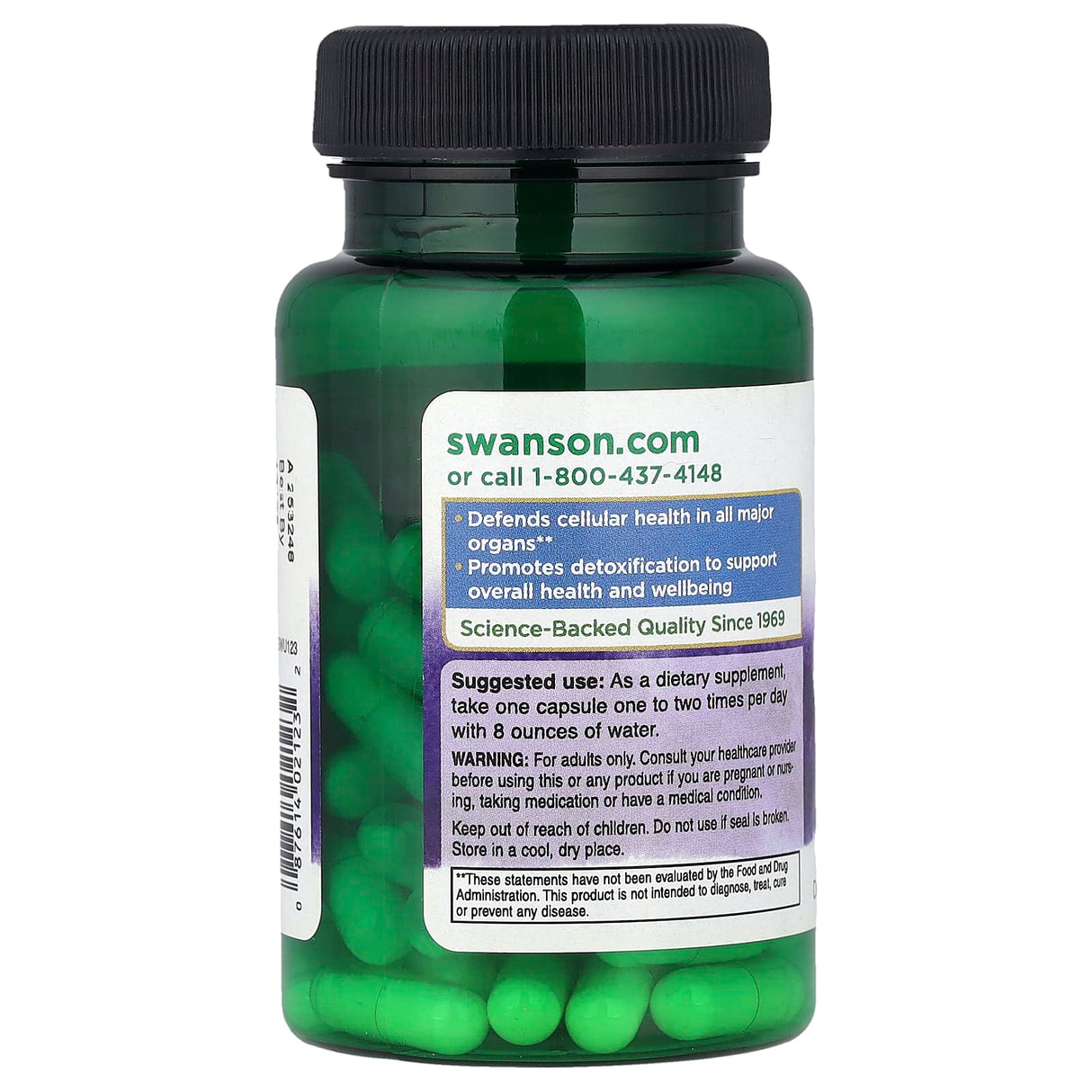Calcium D-Glucarate, 250 mg, Swanson, 60 capsule SWU123