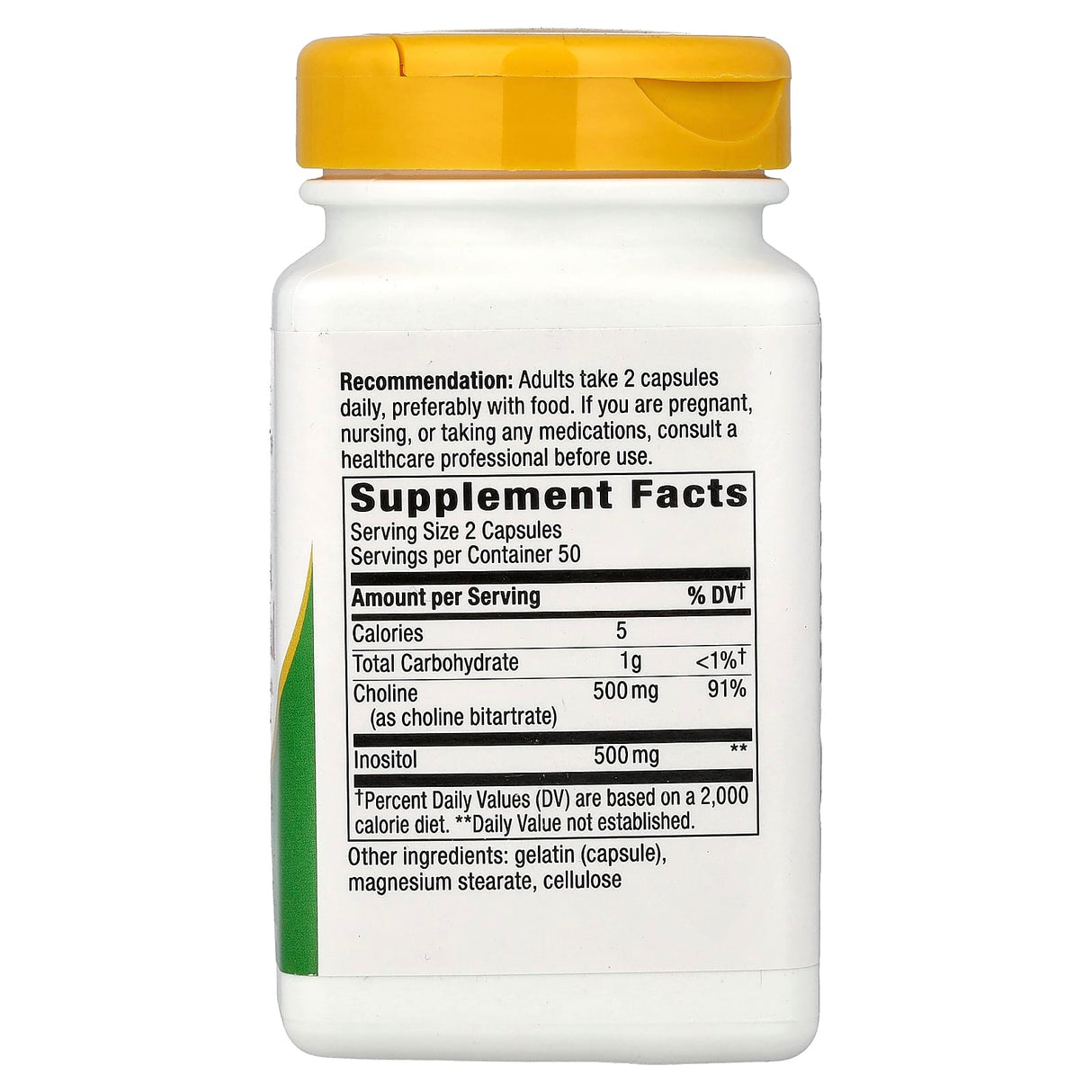 Choline & Inositol, 1000 mg, Nature's Way, 100 Capsule
