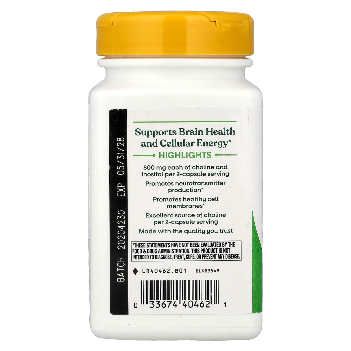 Choline & Inositol, 1000 mg, Nature's Way, 100 Capsule
