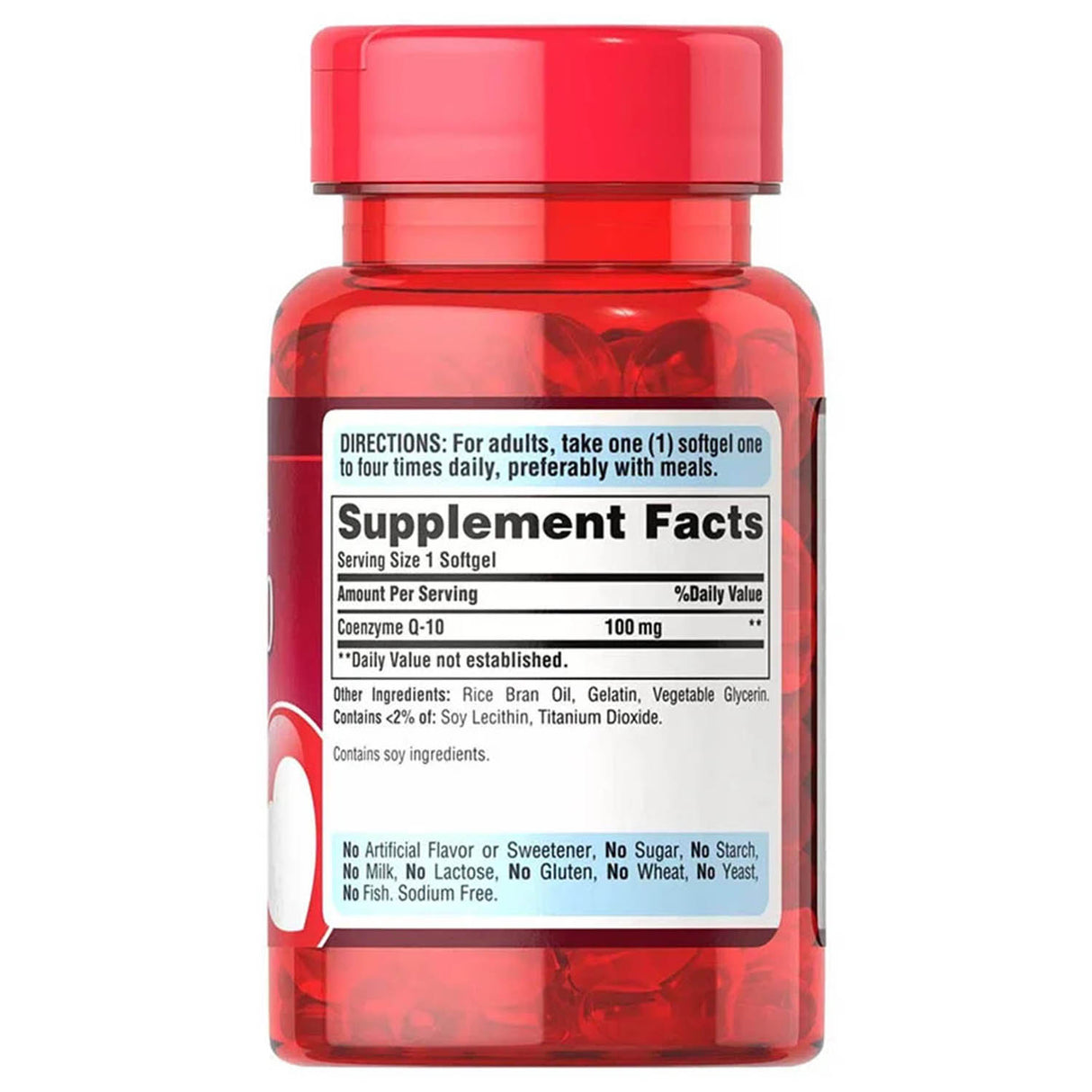 Co Q-10 (Coenzima Q10), 100 mg, Puritan's Pride, 120 softgels