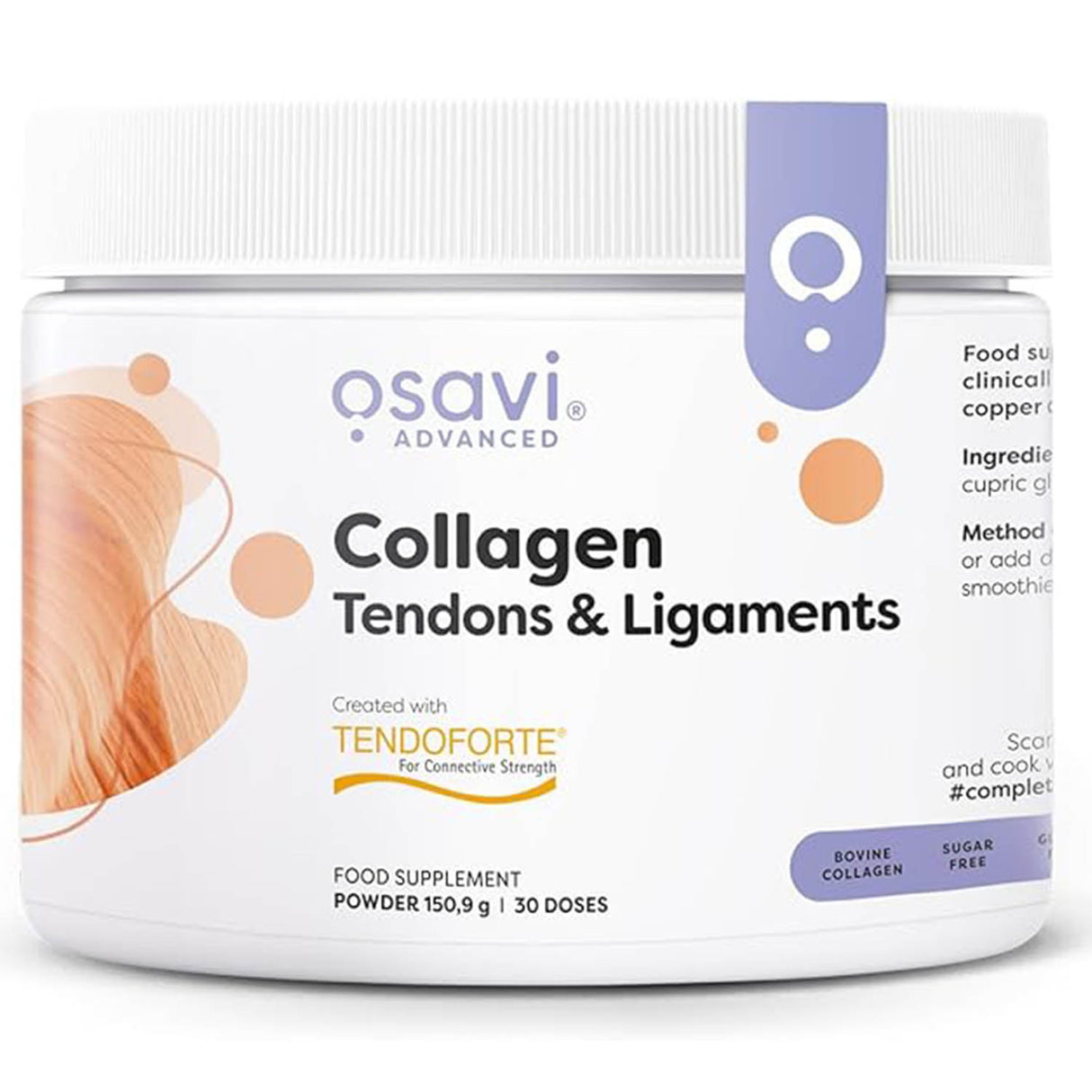 Collagen Tendons & Ligaments, Osavi, 151g