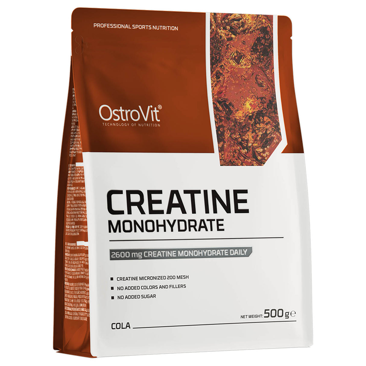 Creatine Monohydrate Micronized, Cola, OstroVit, 500g