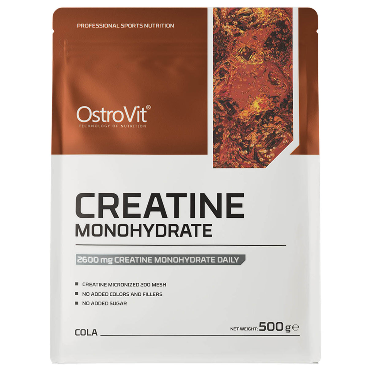 Creatine Monohydrate Micronized, Cola, OstroVit, 500g