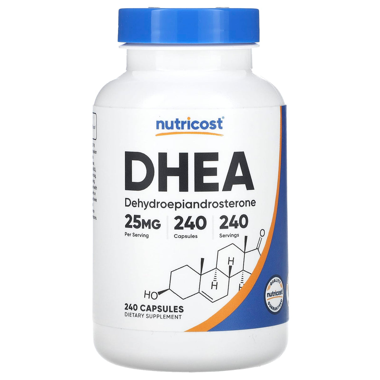 DHEA (Suport Hormonal), 25 mg, Nutricost, 240 Capsule