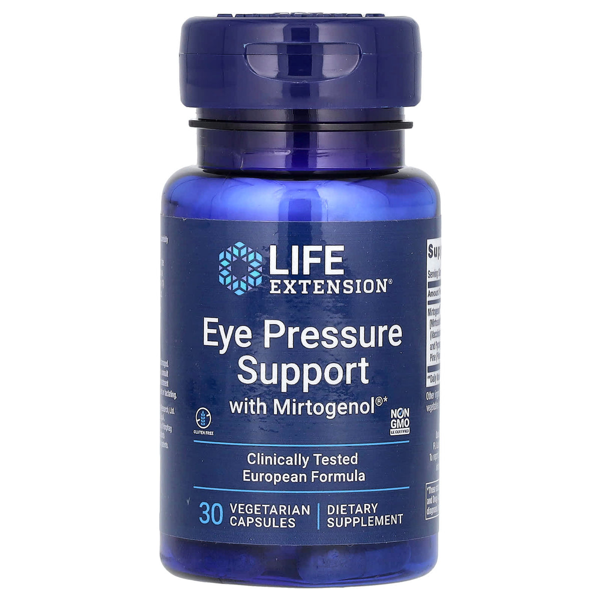 Eye Pressure Support with Mirtogenol, Life Extension, 30 capsule