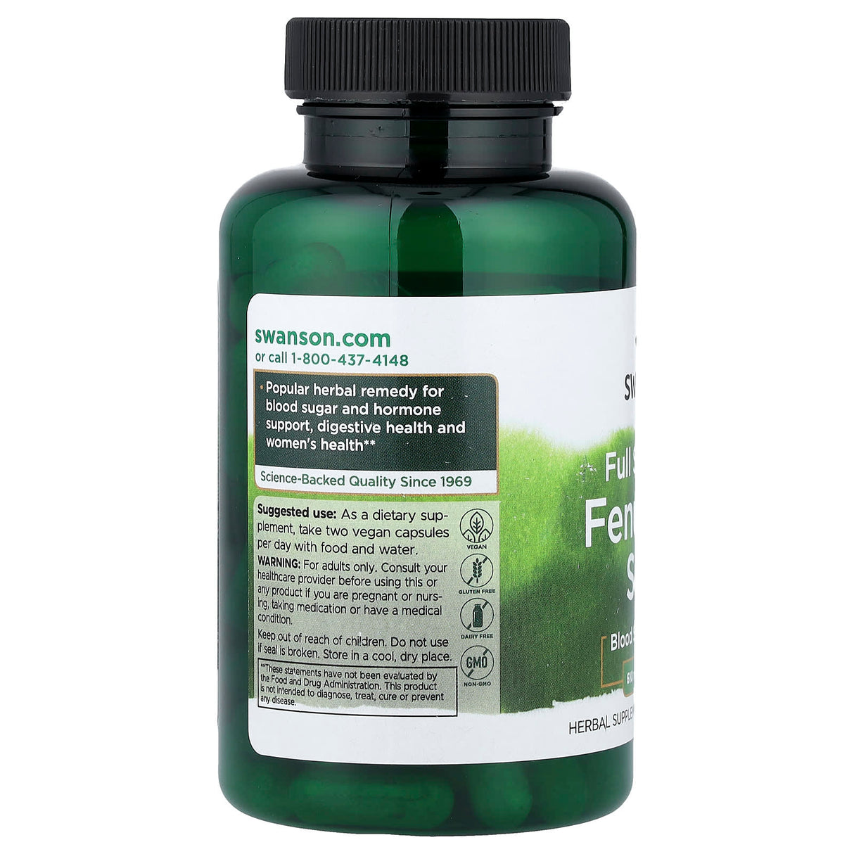 Fenugreek Seed (Semintele de Schinduf), 610 mg, Swanson, 90 capsules SW1335
