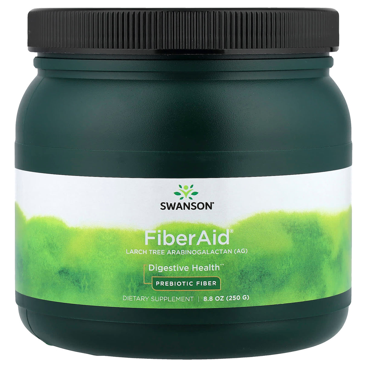 FiberAid (Fibre Prebiotice) Arabinogalactan, Swanson, 250g SWU508