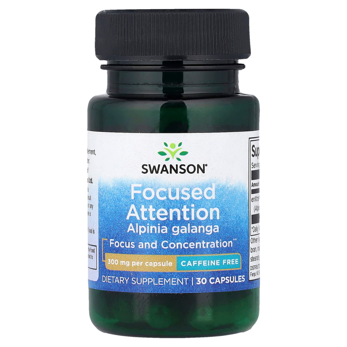 Focused Attention Alpinia Galanga 300 mg, Swanson, 30 capsule SW1818
