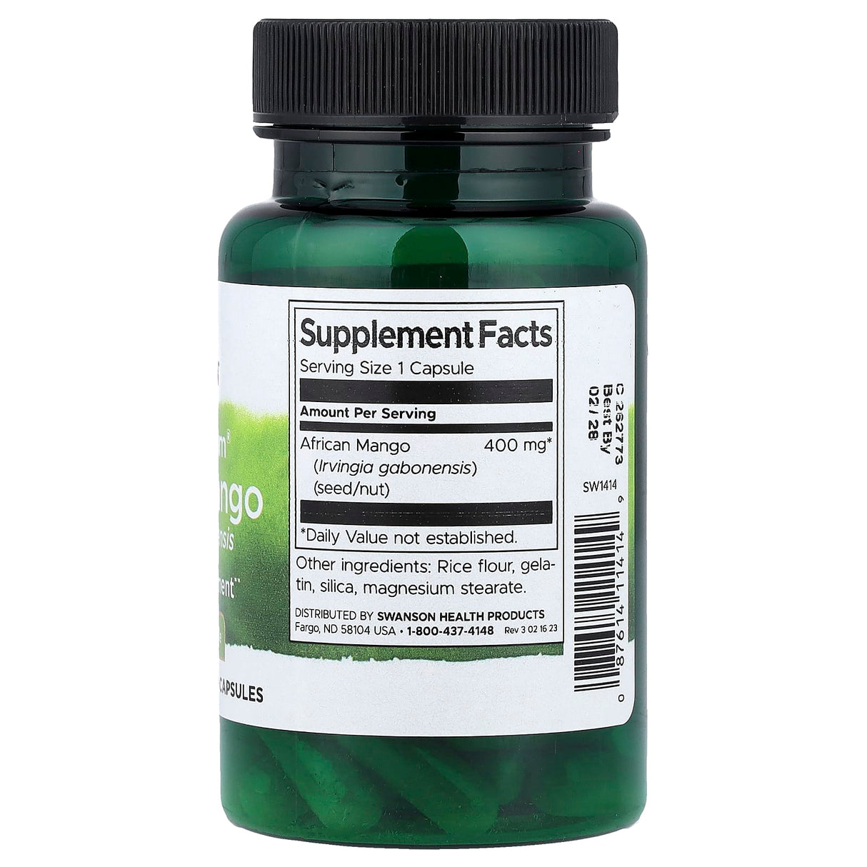 Full Spectrum African Mango, 400 mg, Swanson, 60 capsule SW1414
