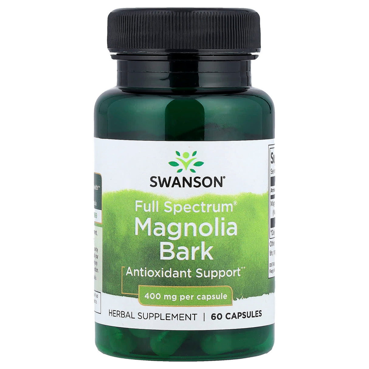 Full Spectrum Magnolia Bark, 400 mg, Swanson, 60 capsule SW1378