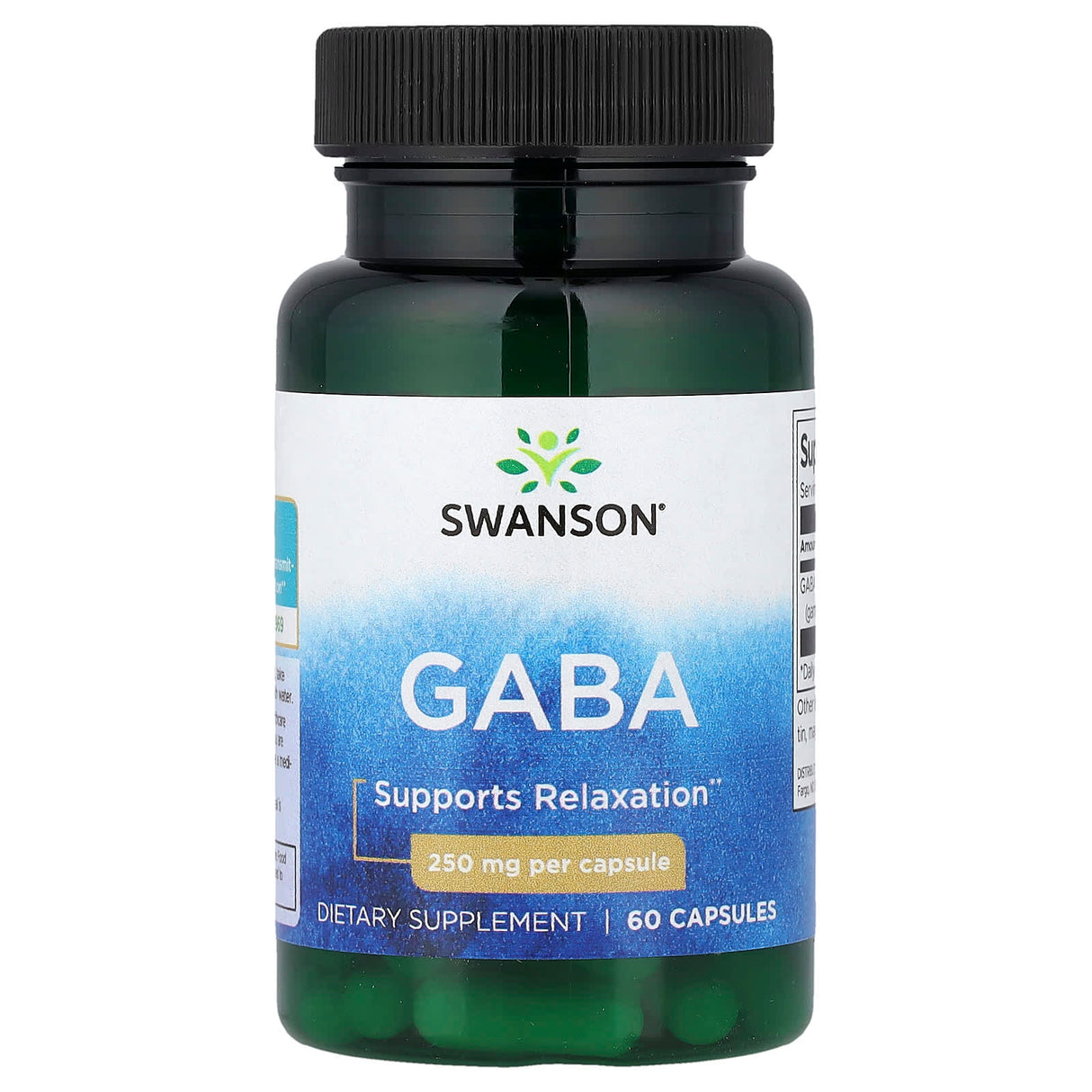 GABA, 250 mg, Swanson, 60 capsule SW1544