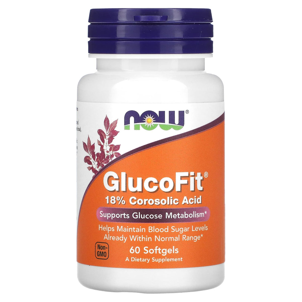 GlucoFit, (Banaba Leaf Extract), NOW Foods, 60 softgels