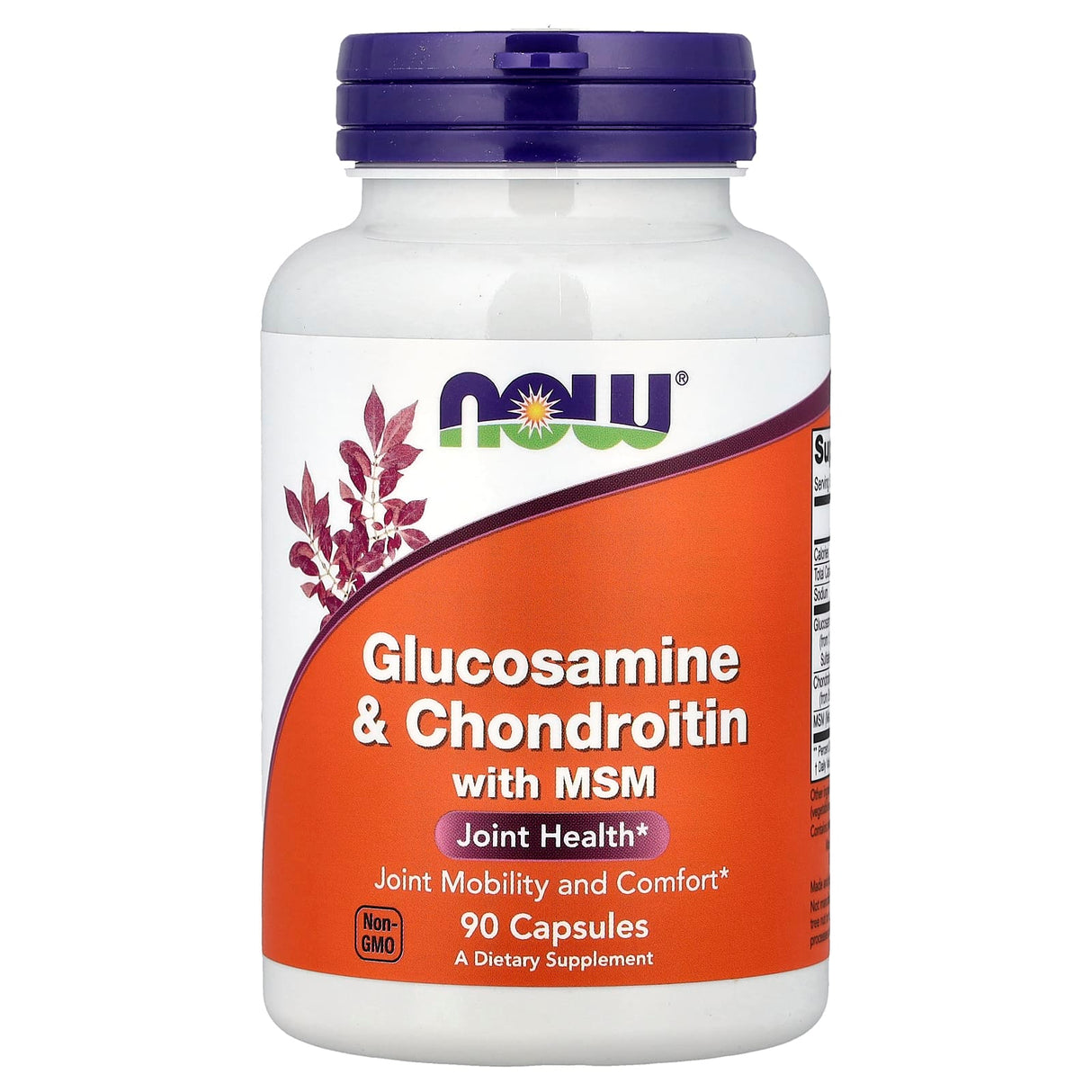 Glucozamină & Condroitină si MSM, (Articulatii) Now Foods, 90 capsule