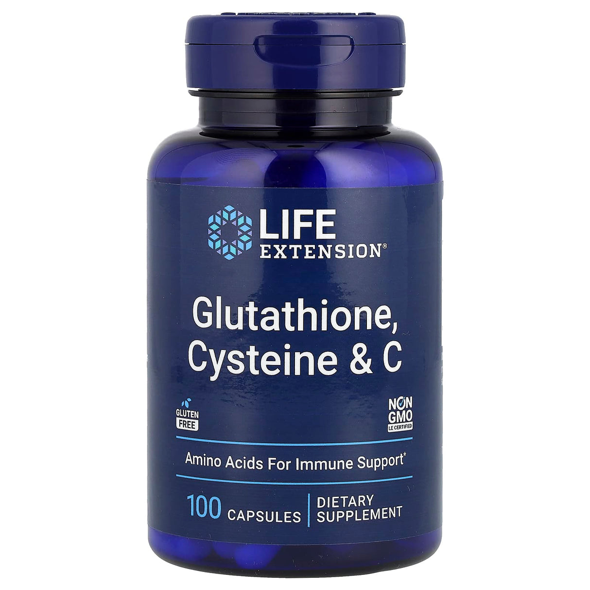 Glutathione, Cysteine & C, Life Extension, 100 capsule