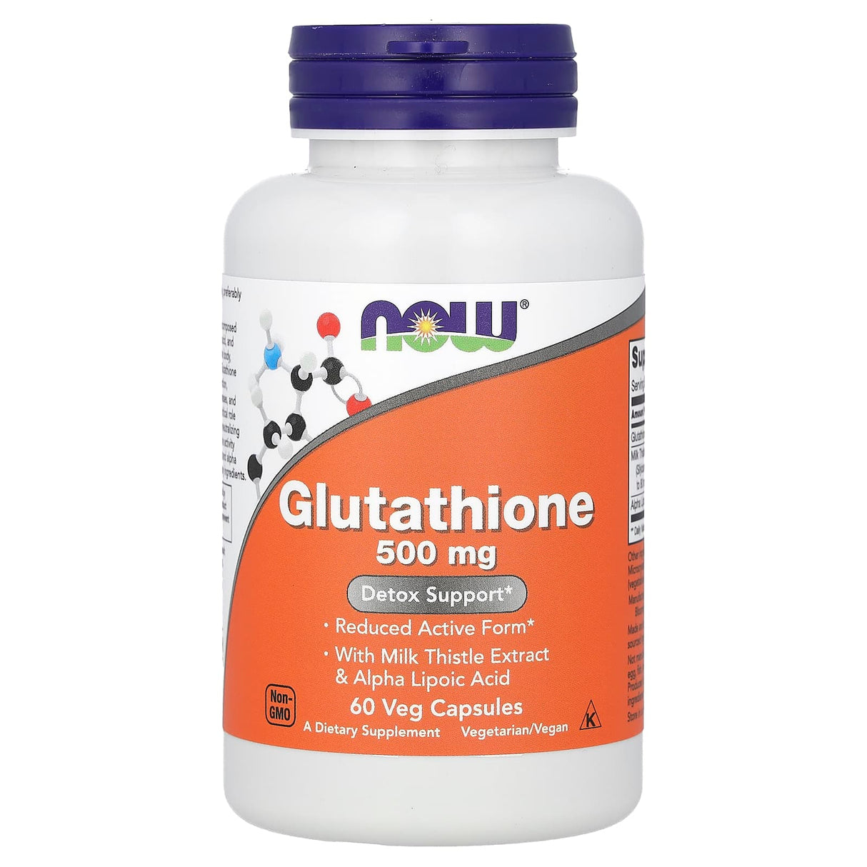 Glutathione (Glutation) 500 mg, Now Foods, 60 capsule