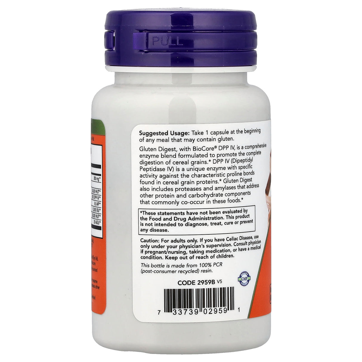 Gluten Digest, (Digestia Glutenului), Now Foods, 60 capsule