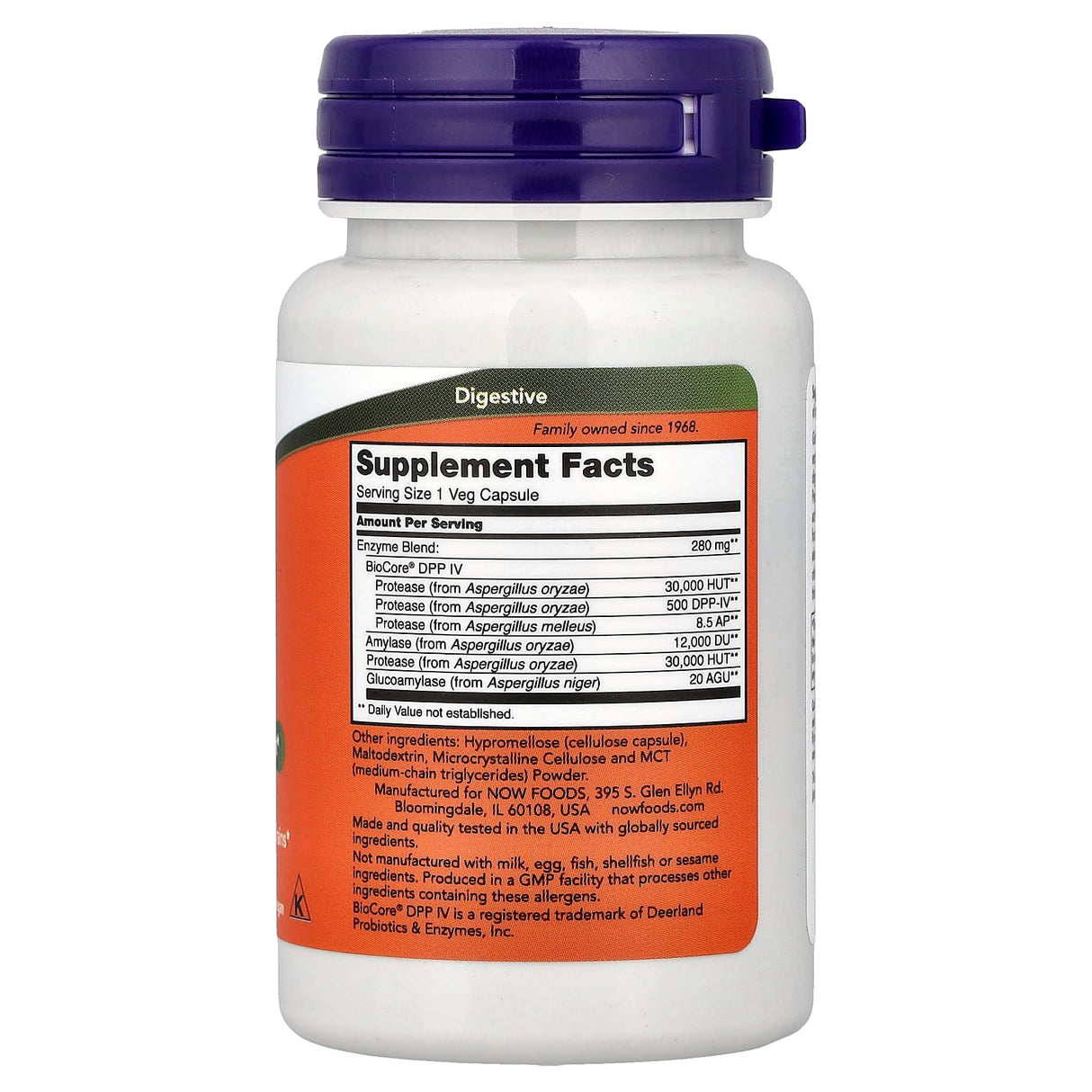 Gluten Digest, (Digestia Glutenului), Now Foods, 60 capsule