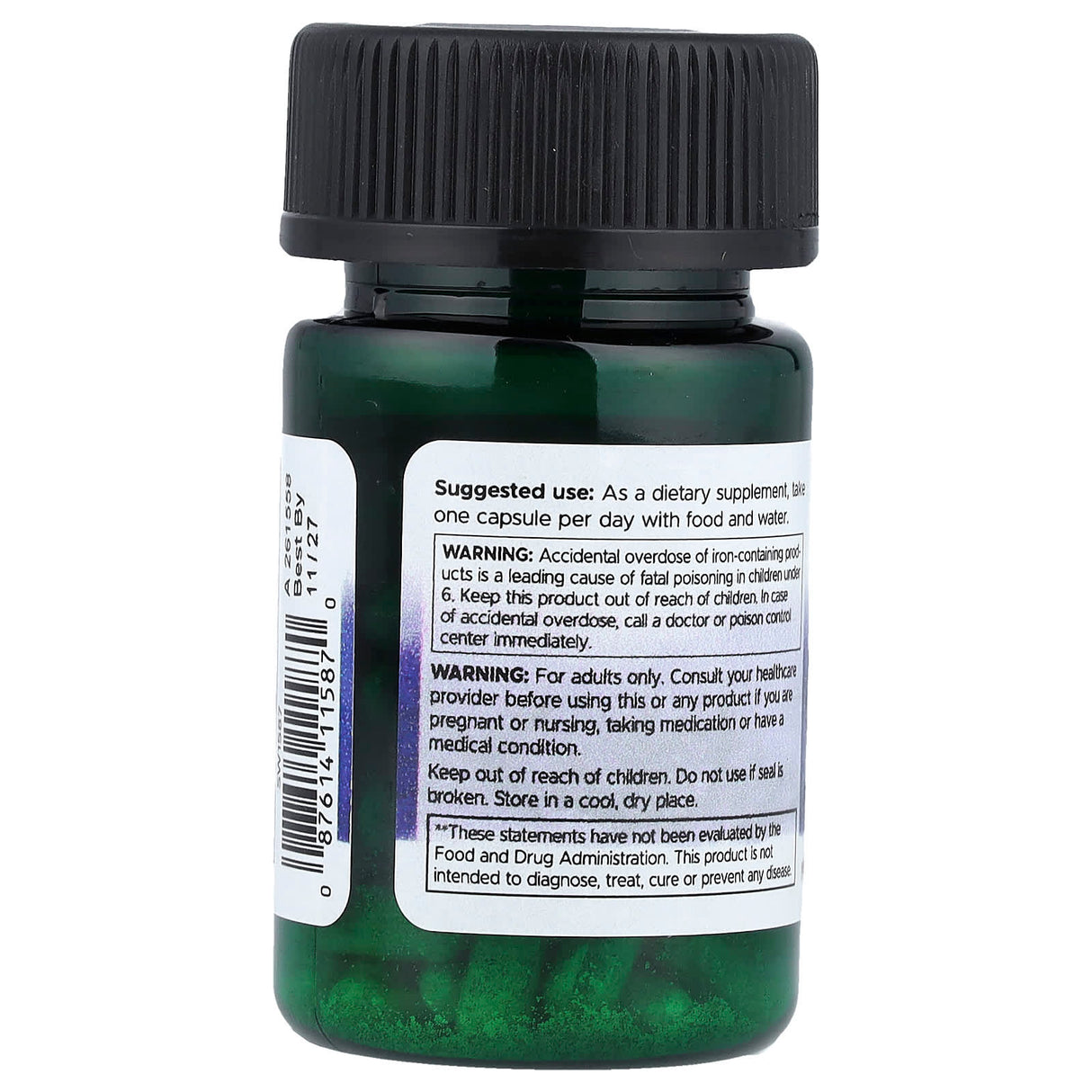 Iron (Ferrous Fumarate) Fumaratul de Fier 18 mg, Swanson, 60 capsule SW1587