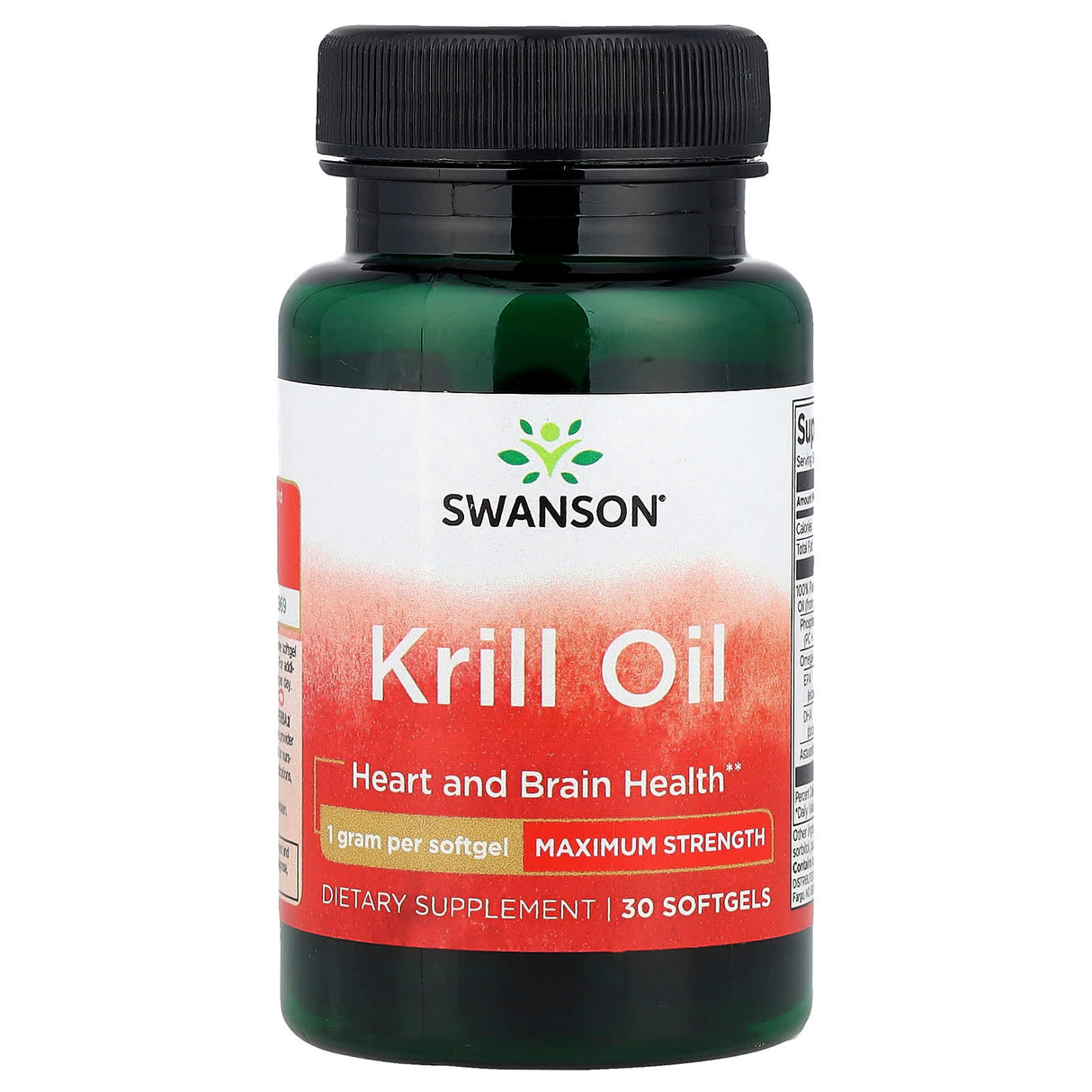 Krill Oil, 1000 mg, Swanson, 30 softgels SWE065