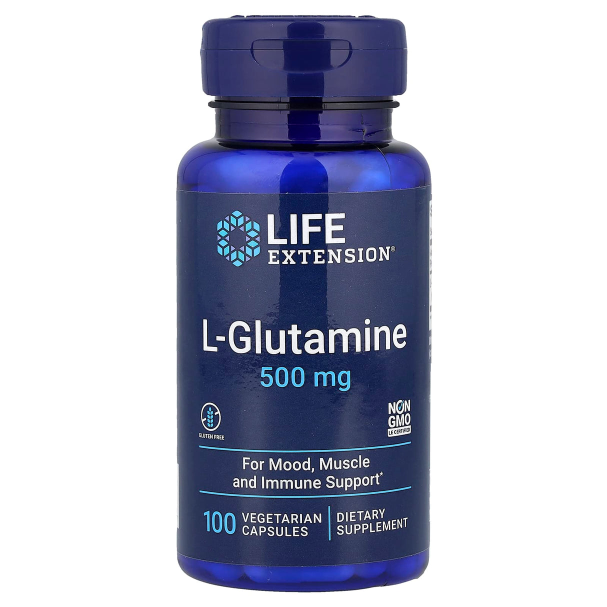 L-Glutamine, 500 mg, Life Extension, 100 capsule