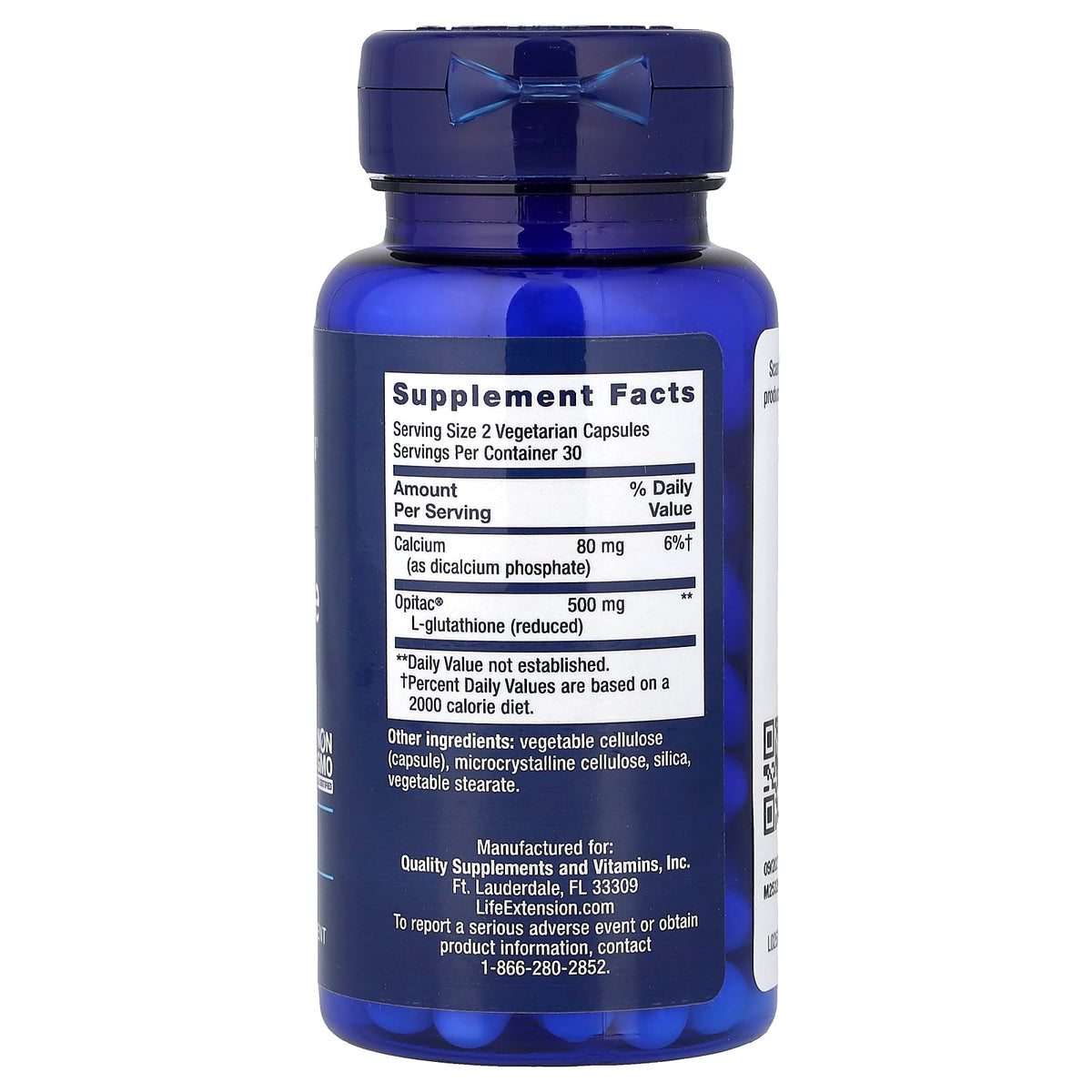 L-Glutathione (Reduced) , 250 mg, Life Extension, 60 capsule