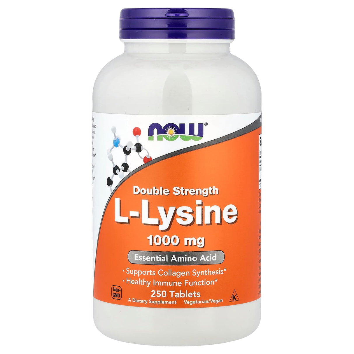 L-Lysine, (Lizina), 1000 mg, Now Foods, 250 tablete