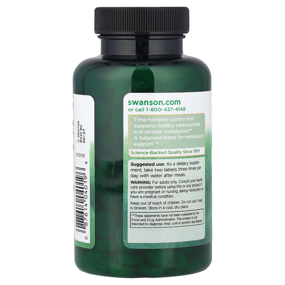 Lecithin, Kelp, B6 & Cider Vinegar, Swanson, 240 Tablete SWD019