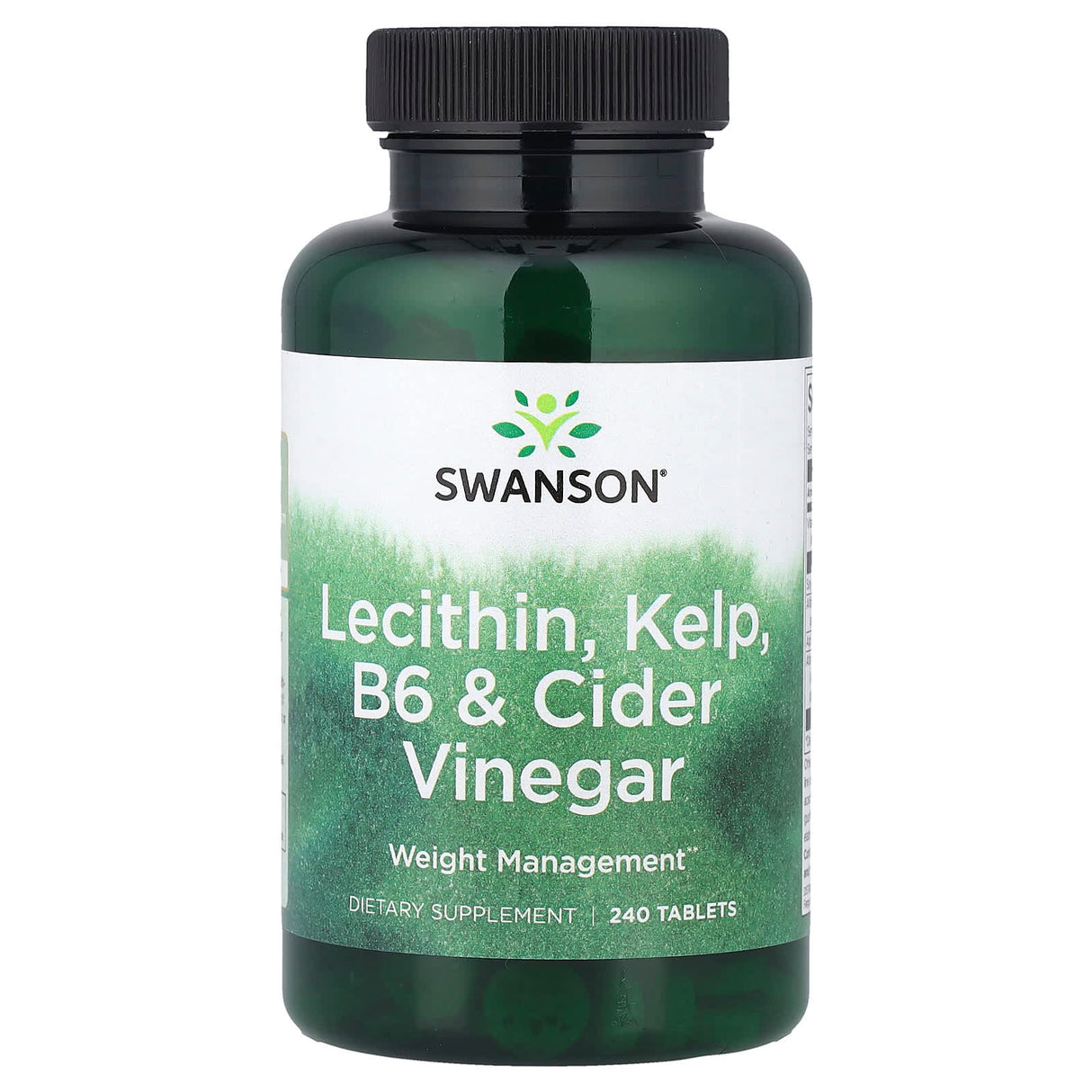 Lecithin, Kelp, B6 & Cider Vinegar, Swanson, 240 Tablete SWD019