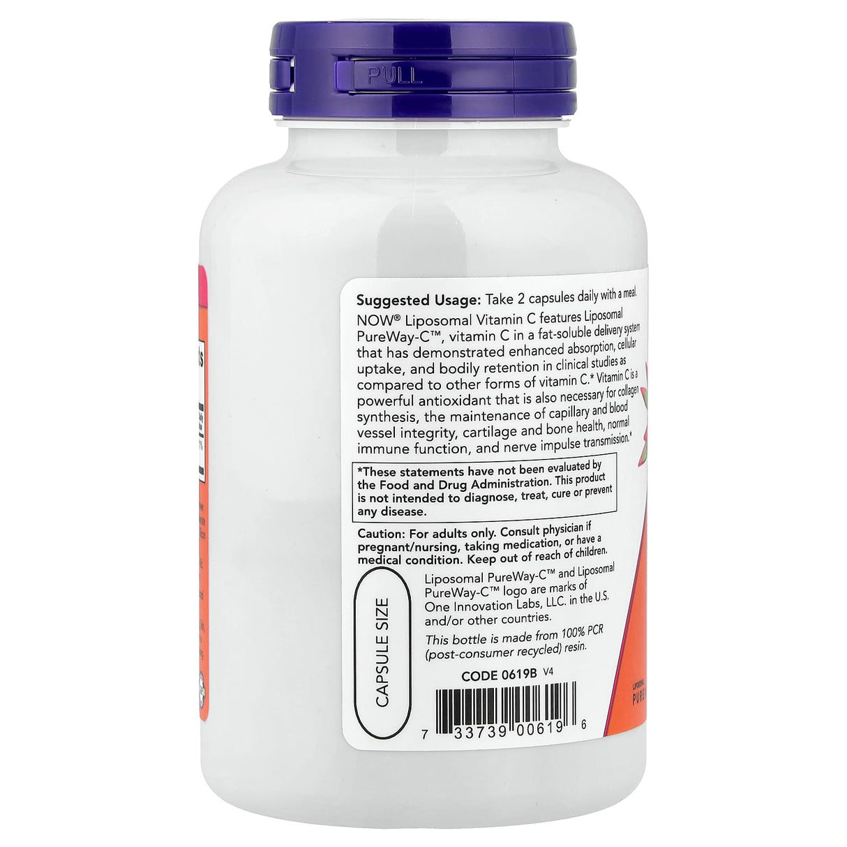 Liposomal Vitamin C, NOW Foods, 120 capsule