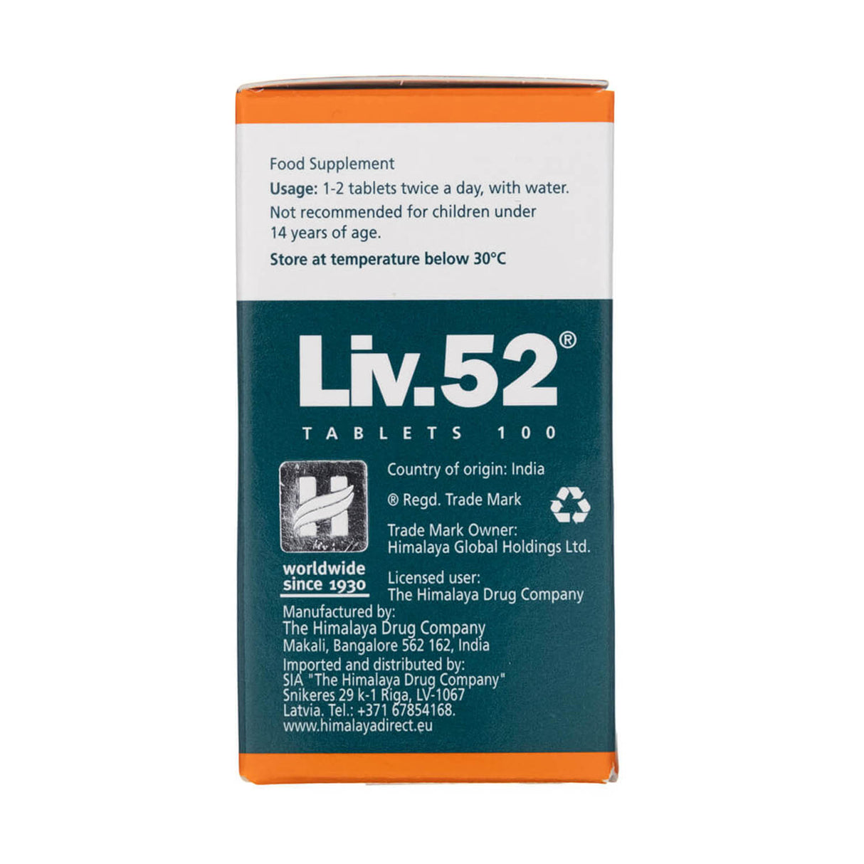 Liv 52 (Hepatoprotector), Himalaya, 100 tablete