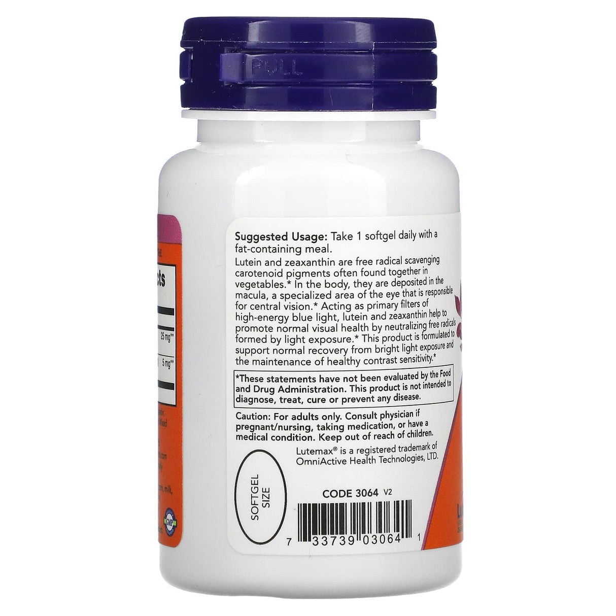 Lutein & Zeaxanthin (Luteina Zeaxantina), Now Foods, 60 softgels