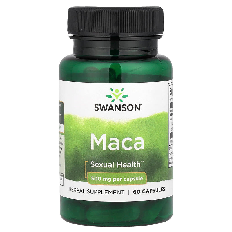 Încărcați imaginea în vizualizatorul Galerie, Maca Extract 4:1 Root, 500mg, Swanson, 60 capsule SWP011
