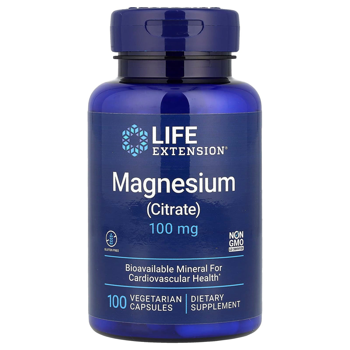 Magnesium Citrate, 100 mg, Life Extension, 100 capsule
