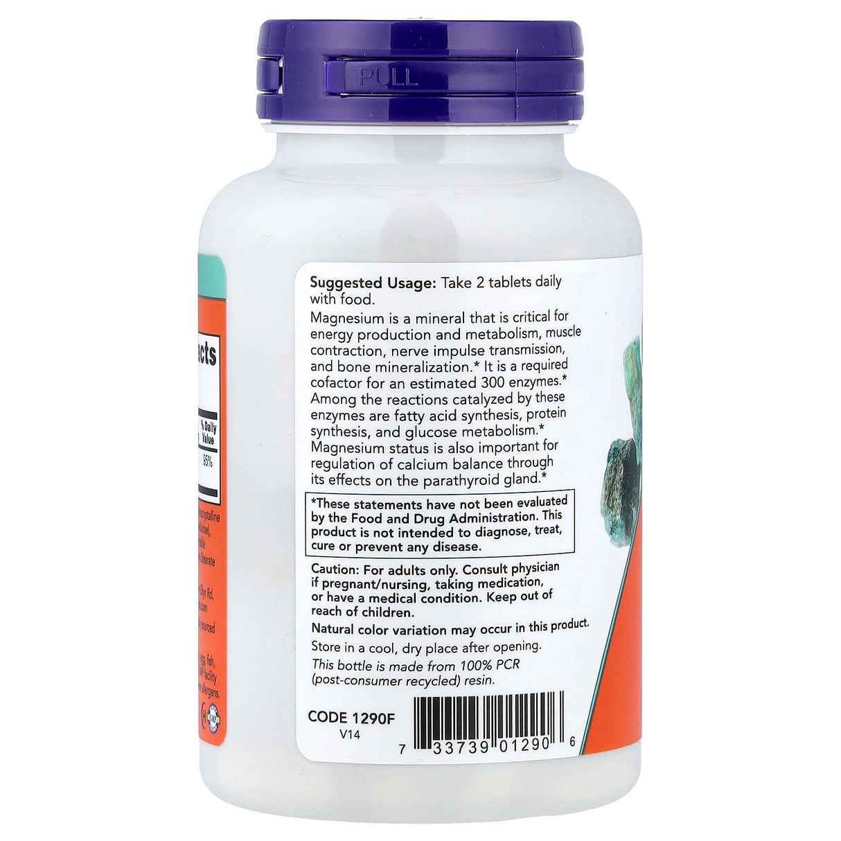 Magnesium Citrate 200 mg, Now Foods, 100 tablete