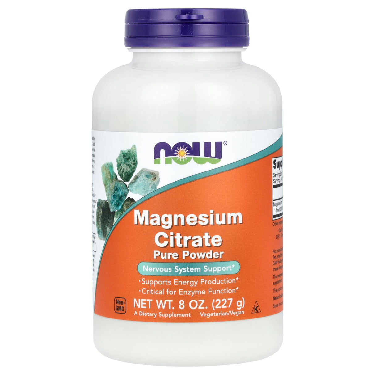 Magnesium Citrate, Pure Powder, Now Foods, 227g