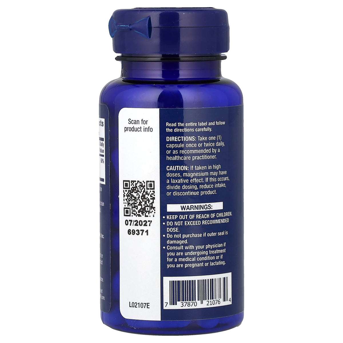 Magnesium Extend-Release, 250 mg, Life Extension, 60 capsule