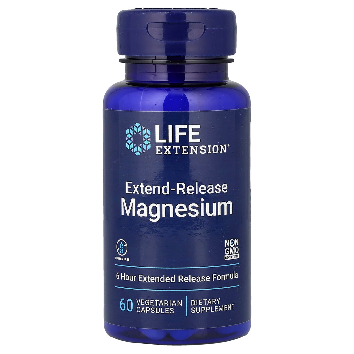 Magnesium Extend-Release, 250 mg, Life Extension, 60 capsule